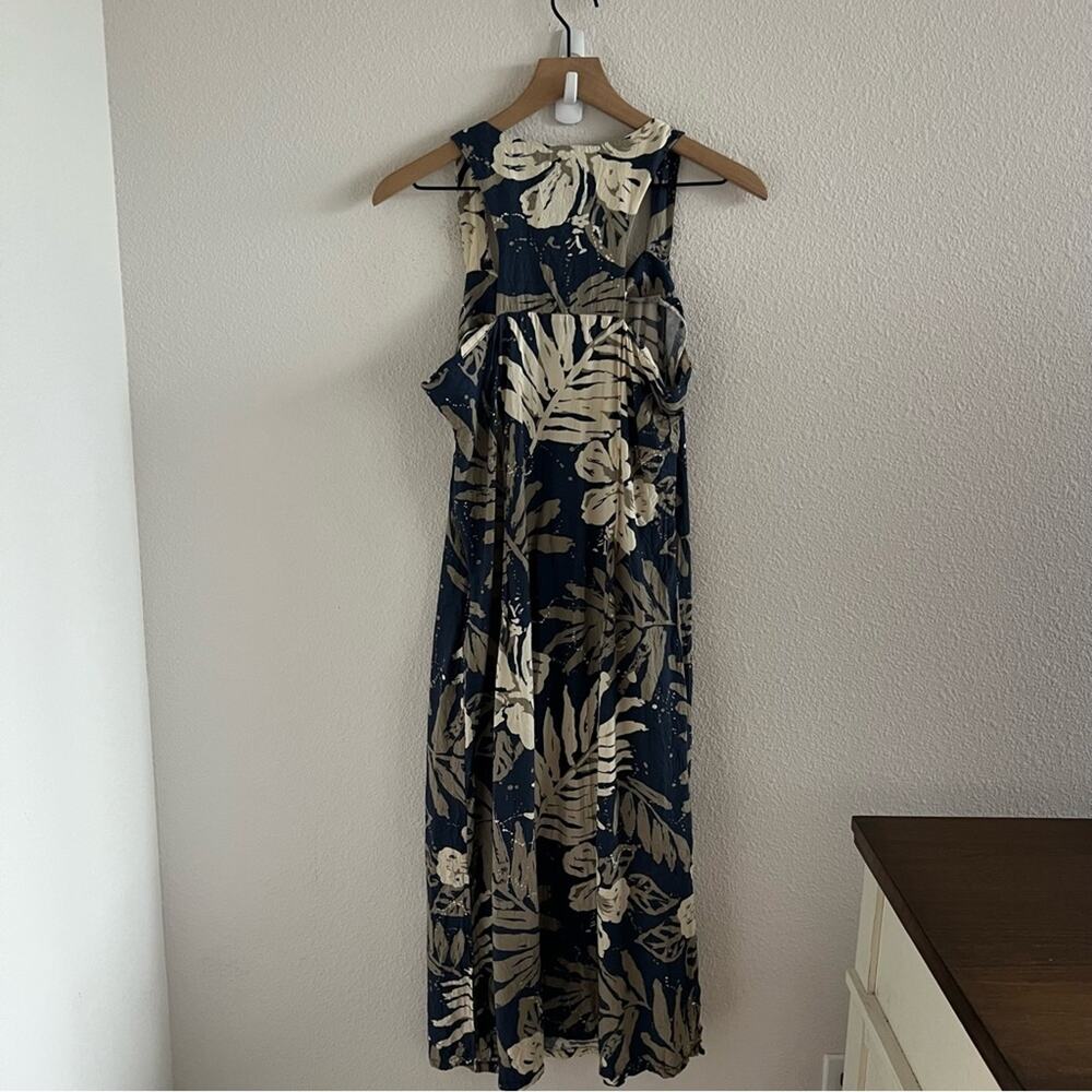 Tori Richard Vintage Aloha Hawaii Hawaiian Maxi Dress Tropical Large - Picture 2 of 8
